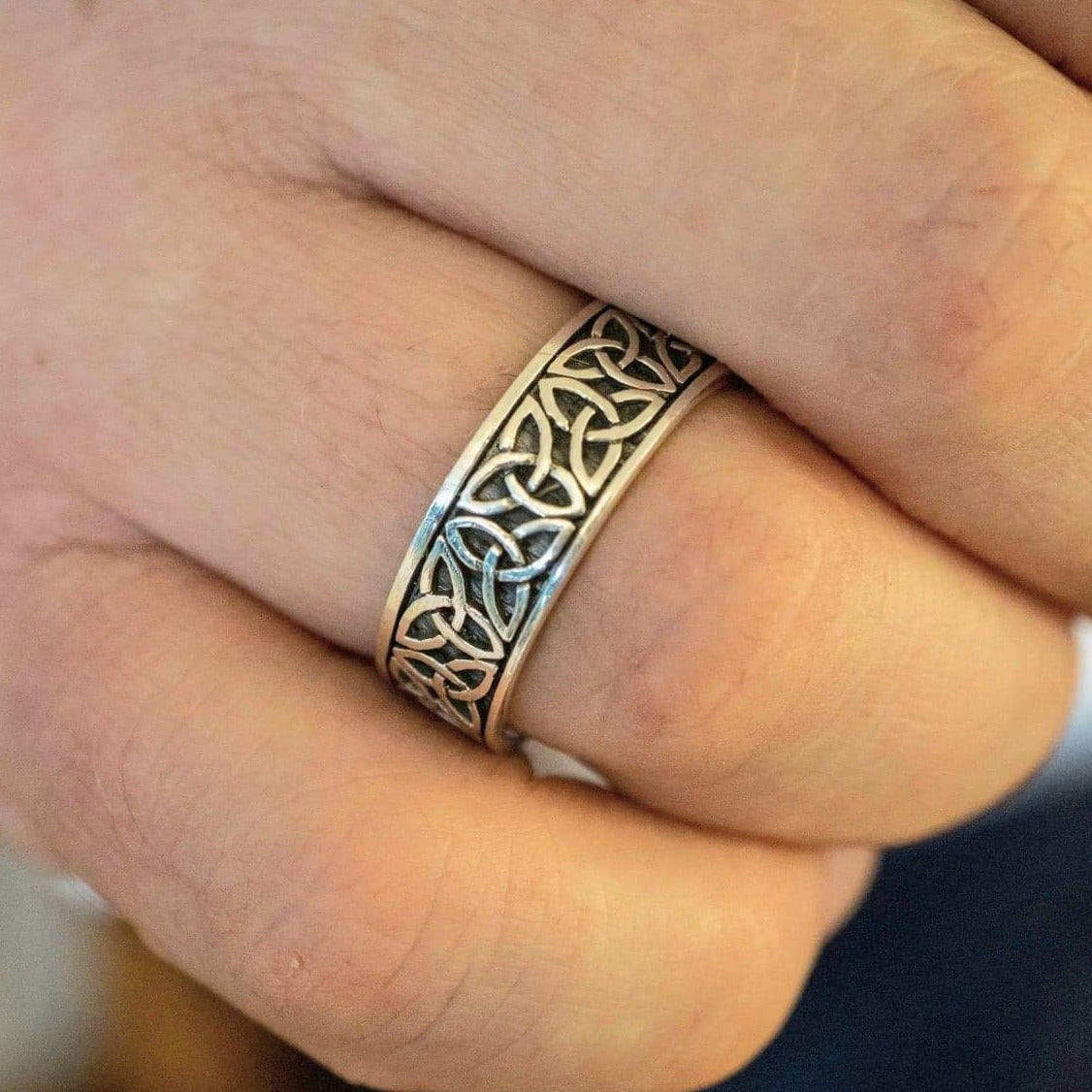 Celtic Trinity Knot Ring – camac jewellery