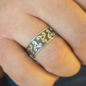 Triskel Celtic Ring