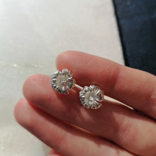 Load image into Gallery viewer, Sterling Silver Flower Earrings
