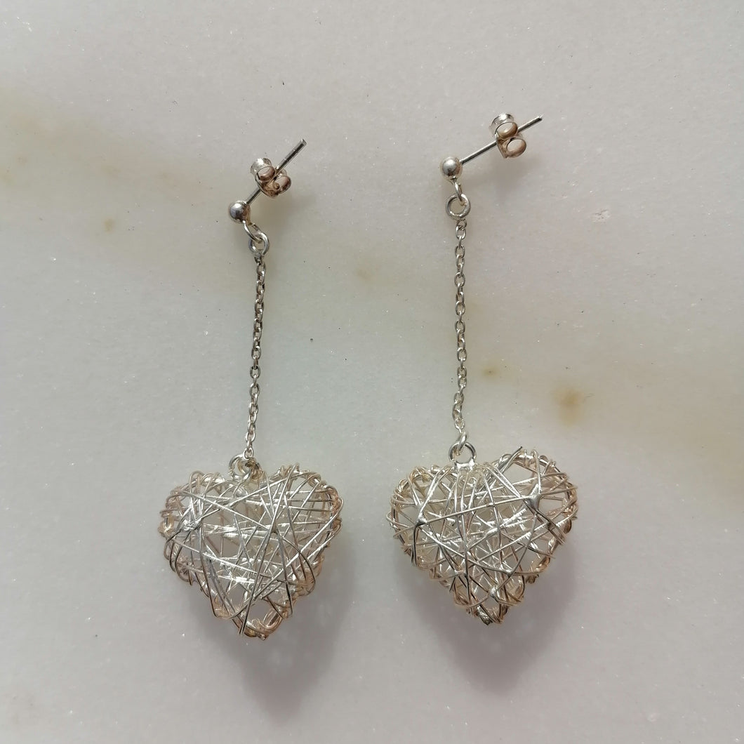 Nest Heart Earrings