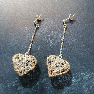 Nest Heart Earrings
